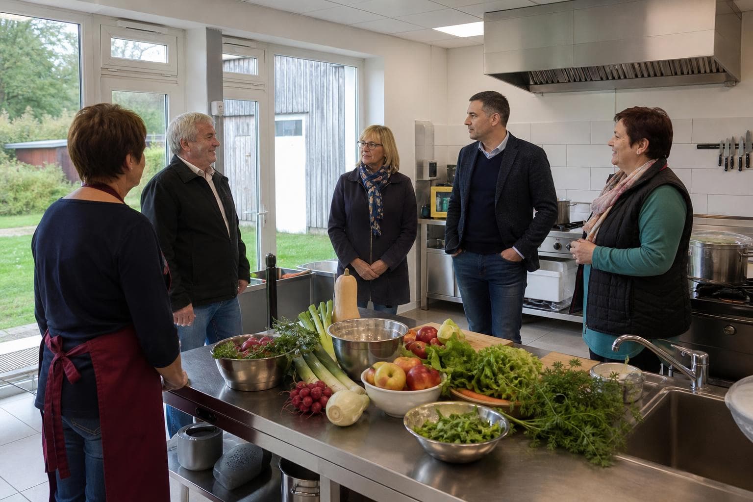 BULEplus-Projekt „Gemeinschaftsküche“: Ministerbesuch in Alt Necheln