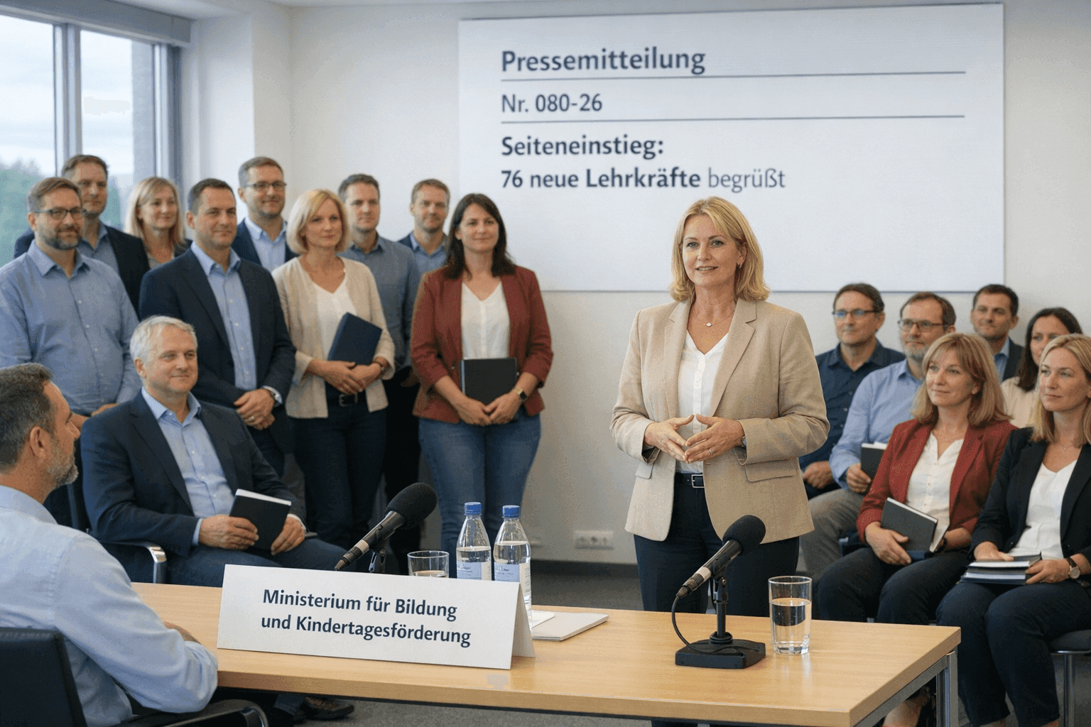 Kurzmitteilung: 76 neue Lehrkräfte starten im Seiteneinstieg