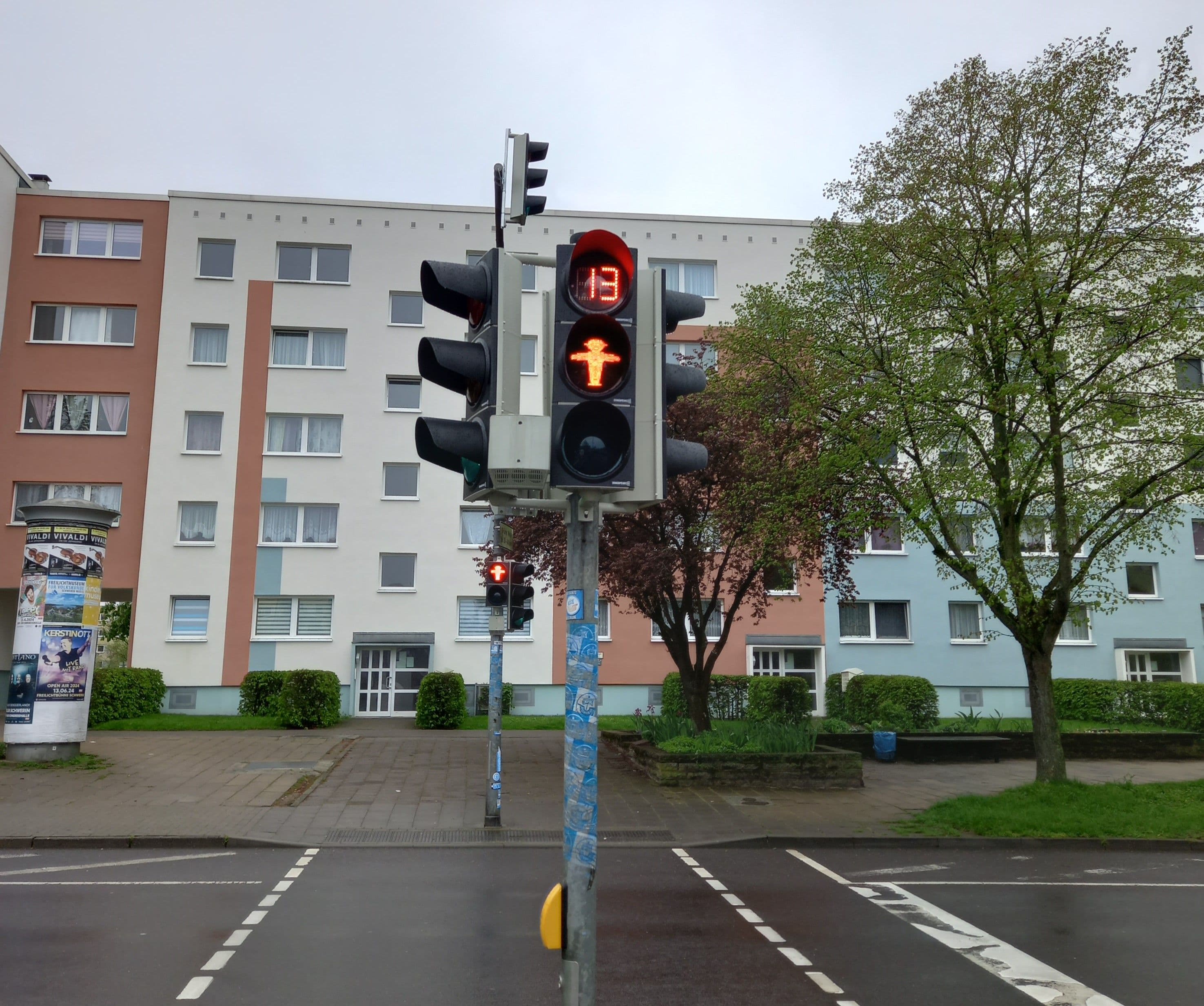 Neue Countdown-Funktion für Fußgängersicherheit in Schwerin