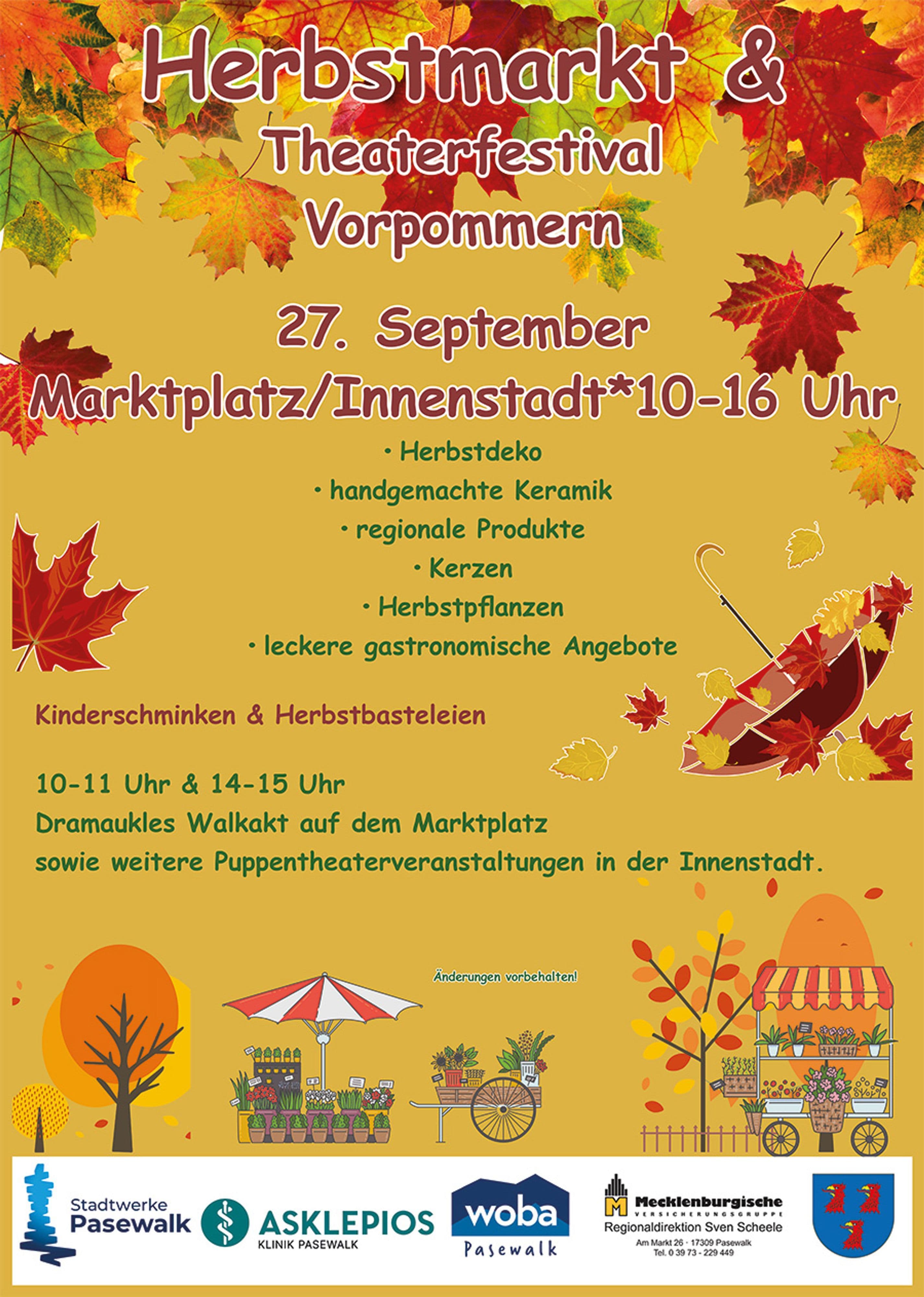 September-Vielfalt in Pasewalk