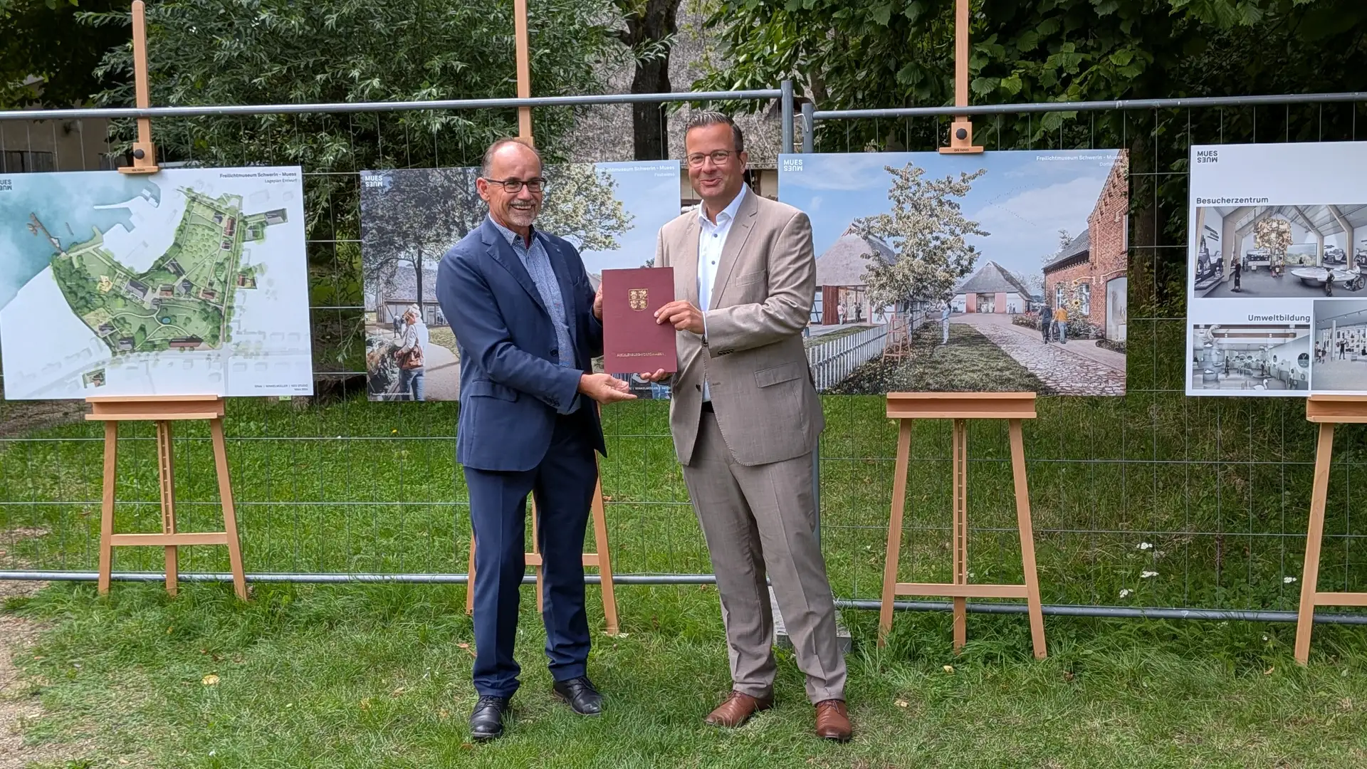 Fördermittel für neuen Seminarbau im Freilichtmuseum Schwerin-Mueß