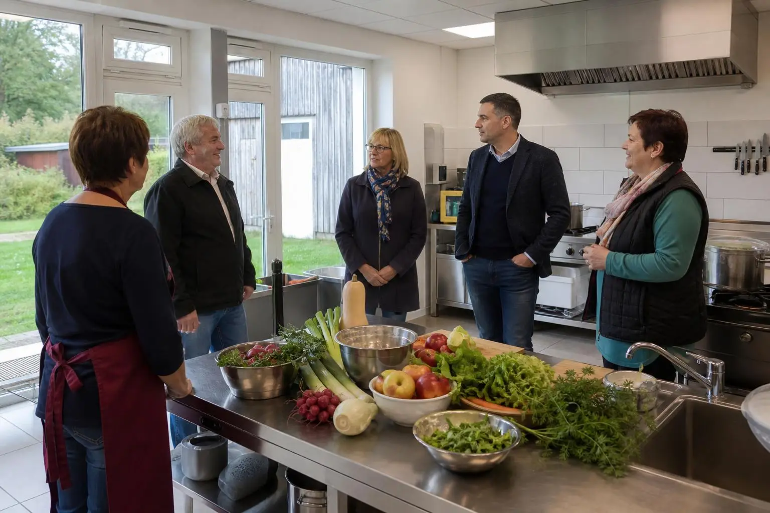 BULEplus-Projekt „Gemeinschaftsküche“: Ministerbesuch in Alt Necheln