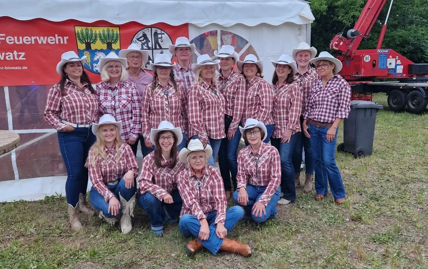 Die „Ladies in Line“ locken zum Finale auf den Zeughaushof.