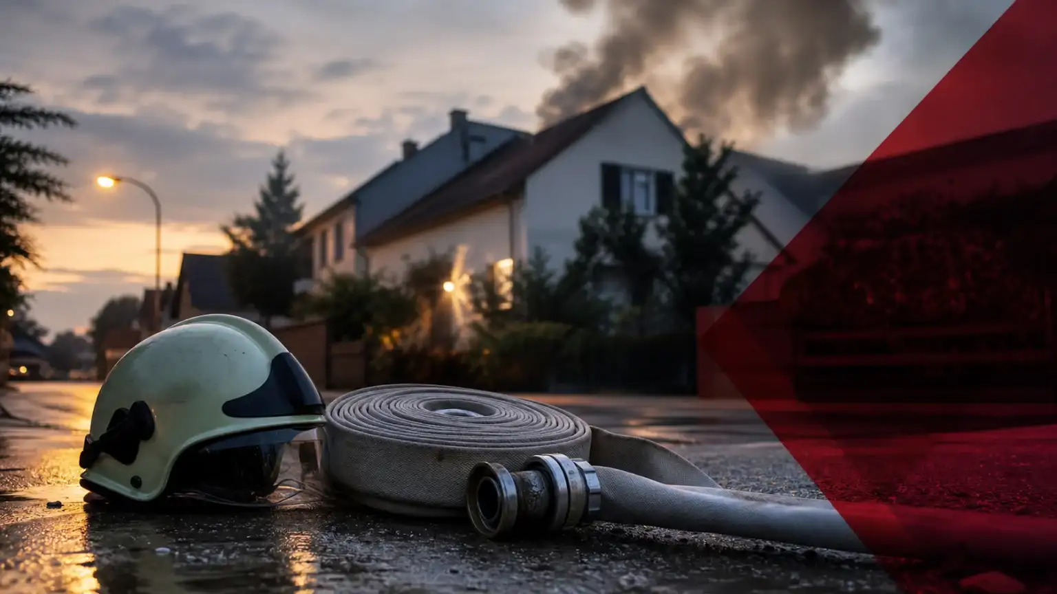 Feuerwehrmann bei Scheunenbrand schwer verletzt